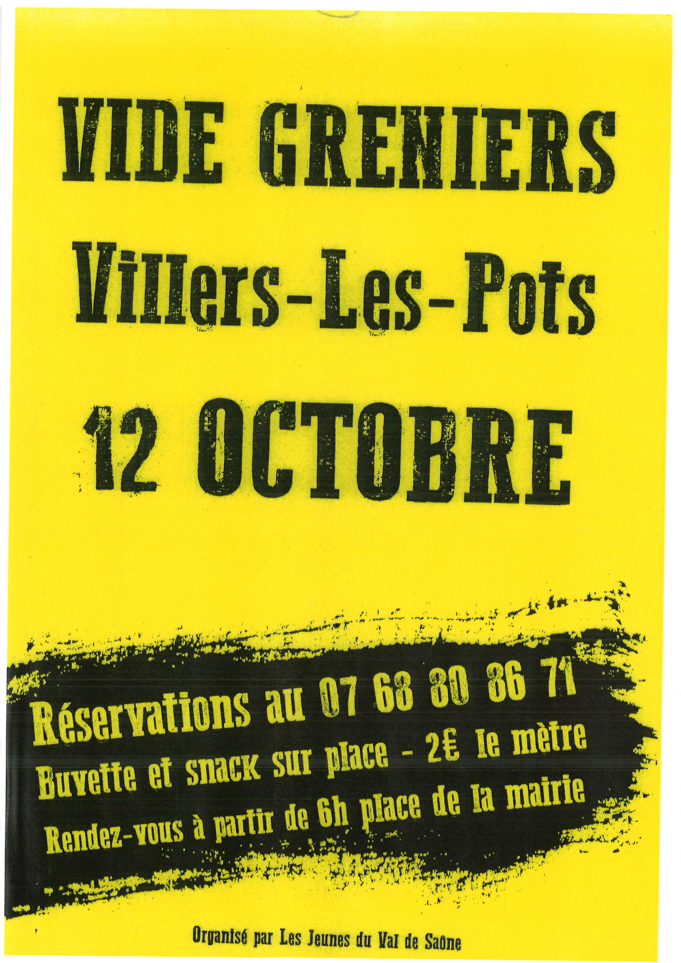 vide grenier des jeunes